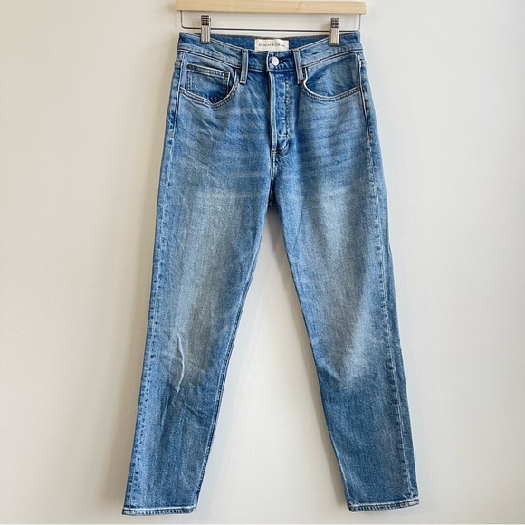 Denim Forum Denim - DENIM Forum The Yoko High Rise Slim Jeans Blue denim size 27 Casual minimalist